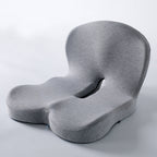 Integrated lumbar support cushion
