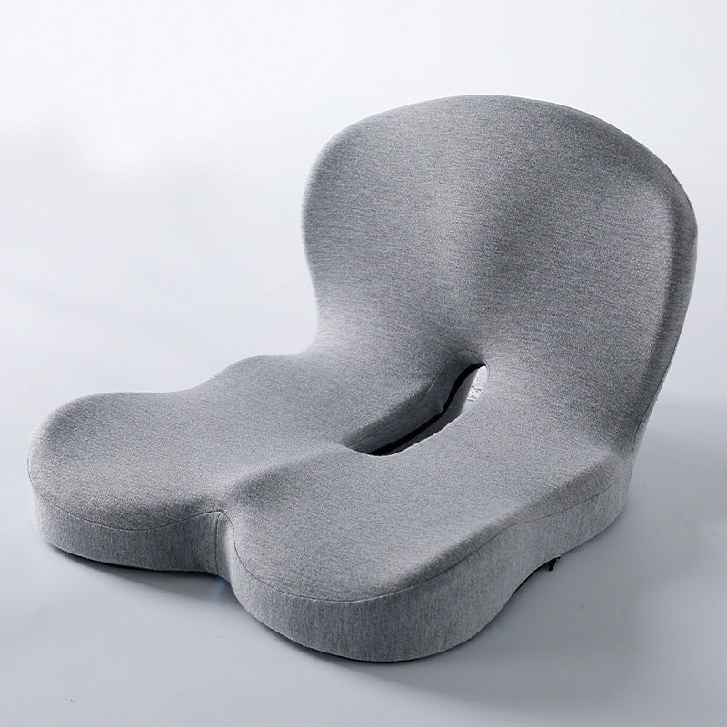 Integrated lumbar support cushion