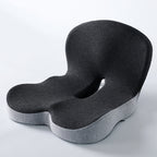 Integrated lumbar support cushion