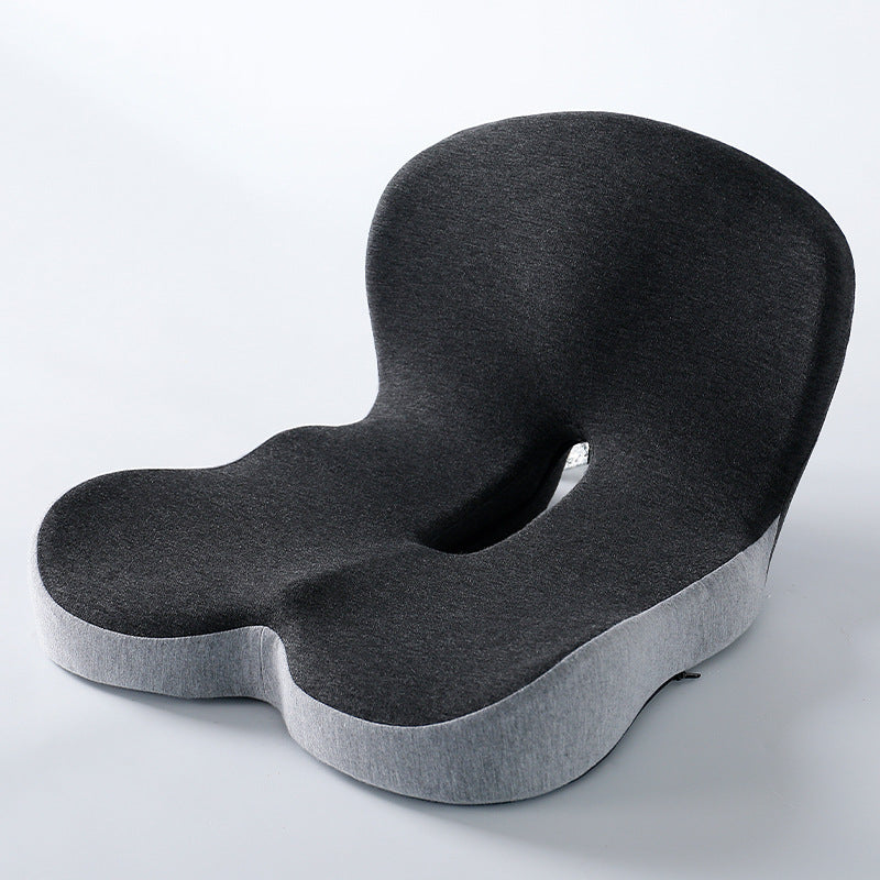 Integrated lumbar support cushion