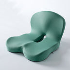 Integrated lumbar support cushion