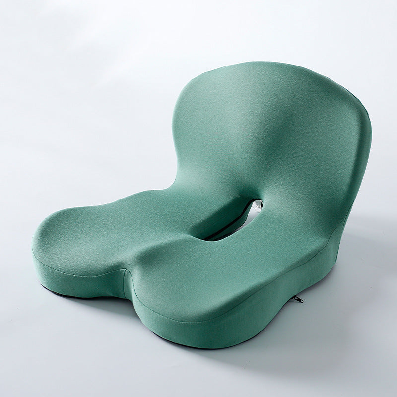 Integrated lumbar support cushion
