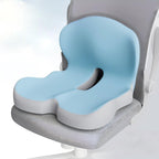 Integrated lumbar support cushion