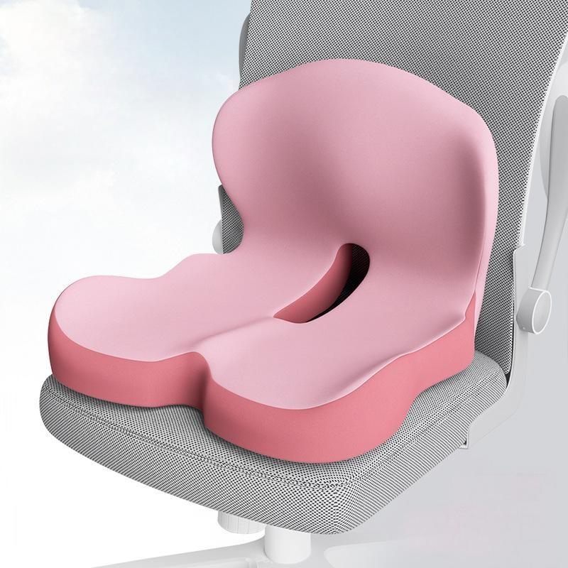 Integrated lumbar support cushion