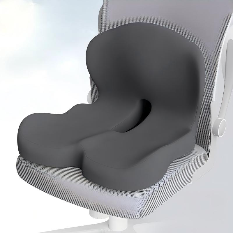 Integrated lumbar support cushion