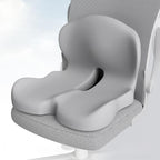 Integrated lumbar support cushion