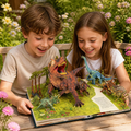 Interactive 3D Pop-Up Dinosaur Encyclopedia Book for Kids