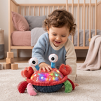 Interactive Musical Crab Toy with Voice Function