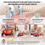 Interactive Musical Crab Toy with Voice Function