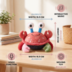 Interactive Musical Crab Toy with Voice Function