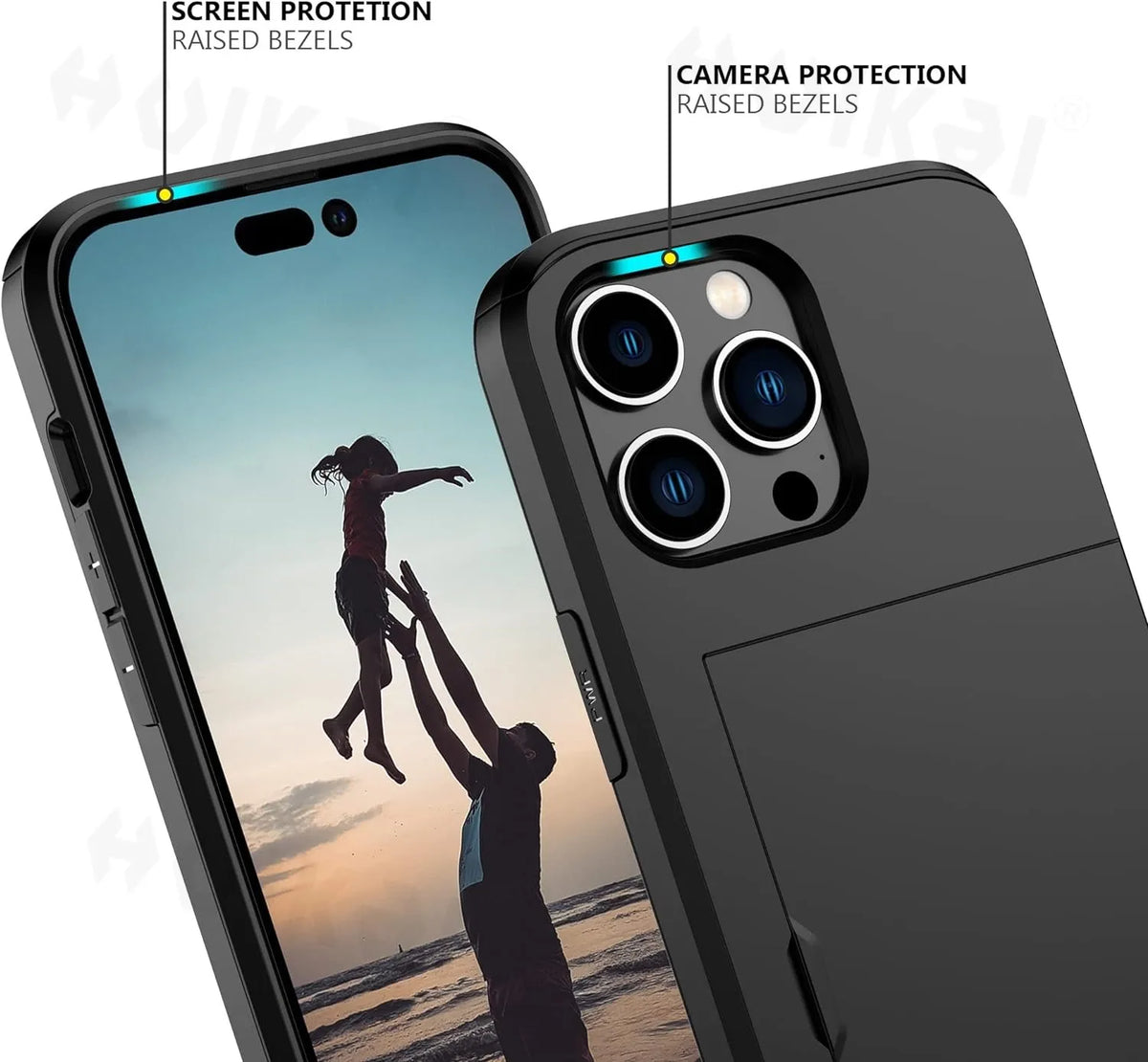 iPhone case with card holder