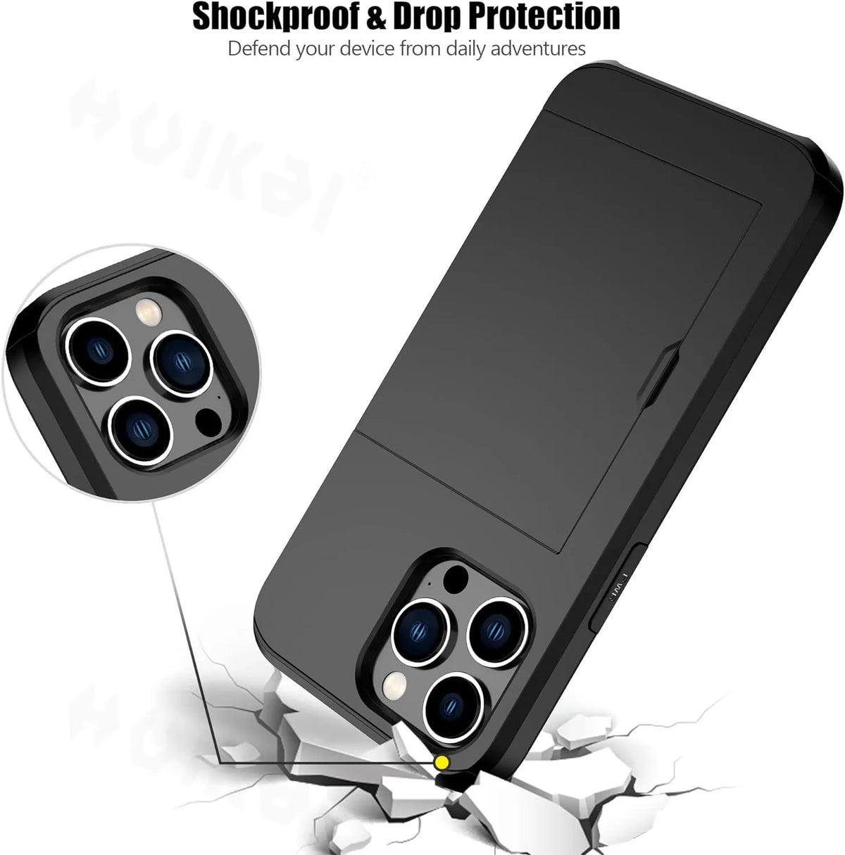 iPhone case with card holder