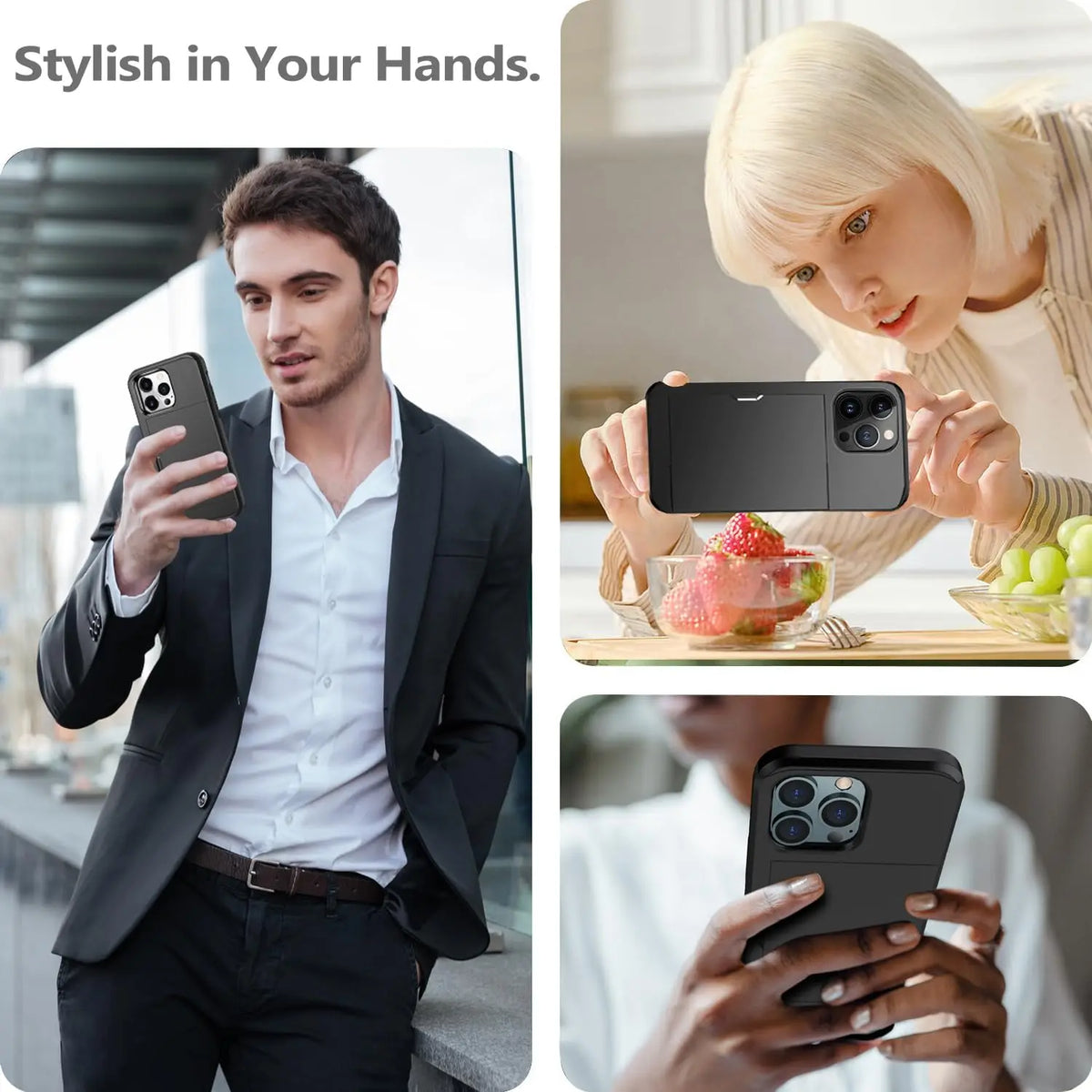iPhone case with card holder