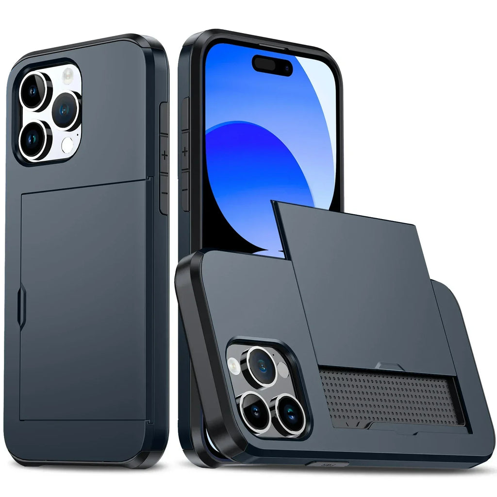 iPhone case with card holder