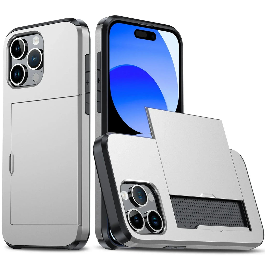 iPhone case with card holder