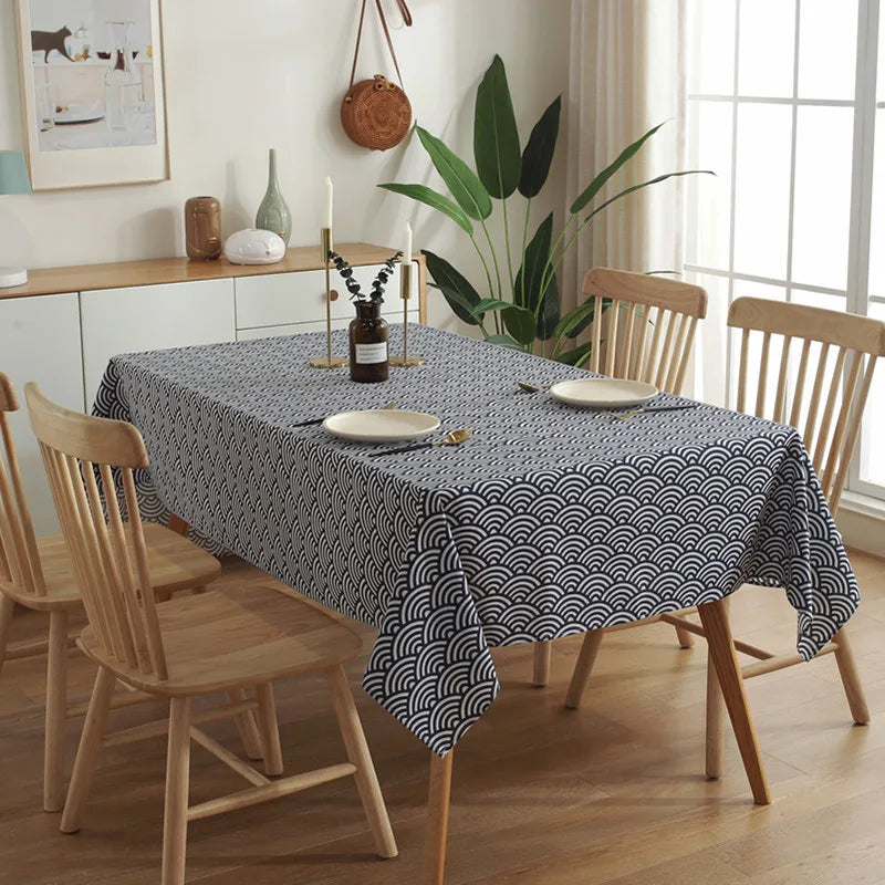 Japanese Linen Tablecloth – 100% Sustainable