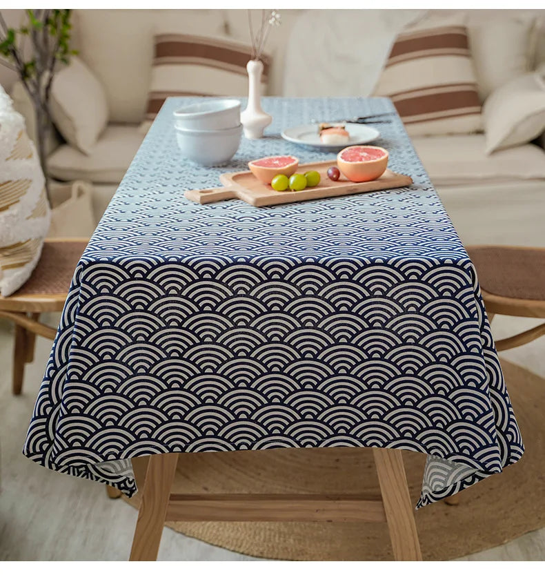Japanese Linen Tablecloth – 100% Sustainable