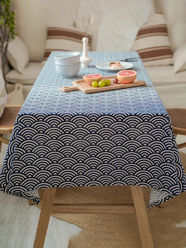 Japanese Linen Tablecloth – 100% Sustainable
