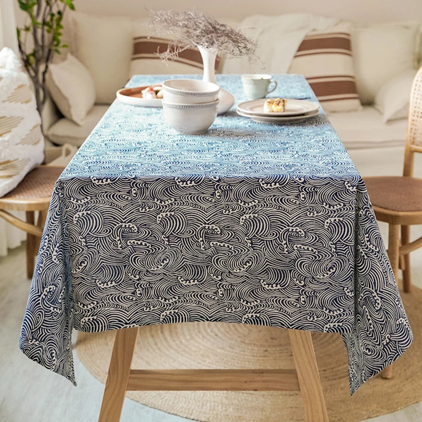 Japanese Linen Tablecloth – 100% Sustainable