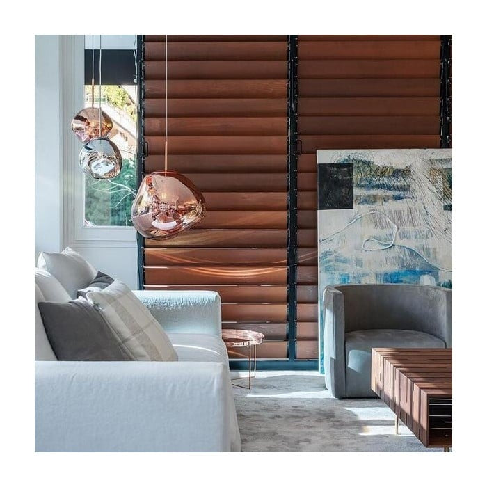 Jessamy | Molten Acrylic Globe Pendant Light with Mirrored Finish for Dining and Kitchen Spaces