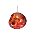 Jessamy | Molten Acrylic Globe Pendant Light with Mirrored Finish for Dining and Kitchen Spaces