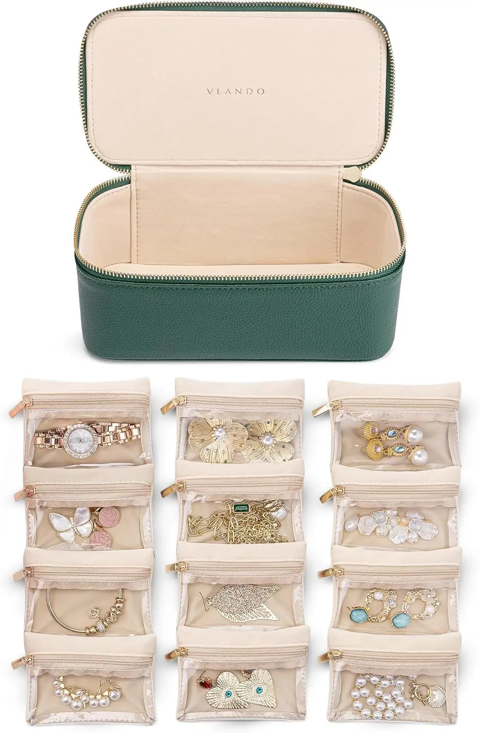 Jewellery Box with Transparent Compartments – Organised and Protected Storage