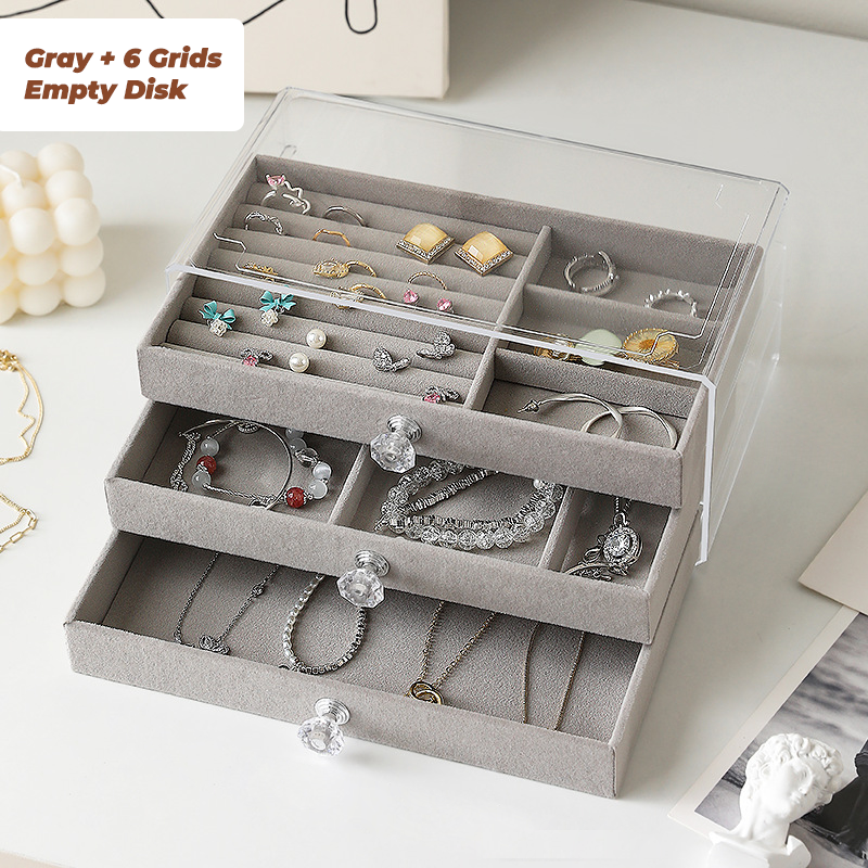 Jewellery storage box with anti-tarnish protection