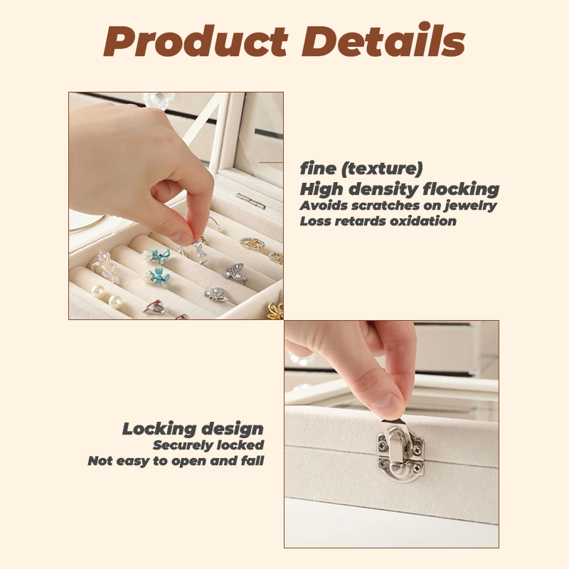 Jewellery storage box with anti-tarnish protection