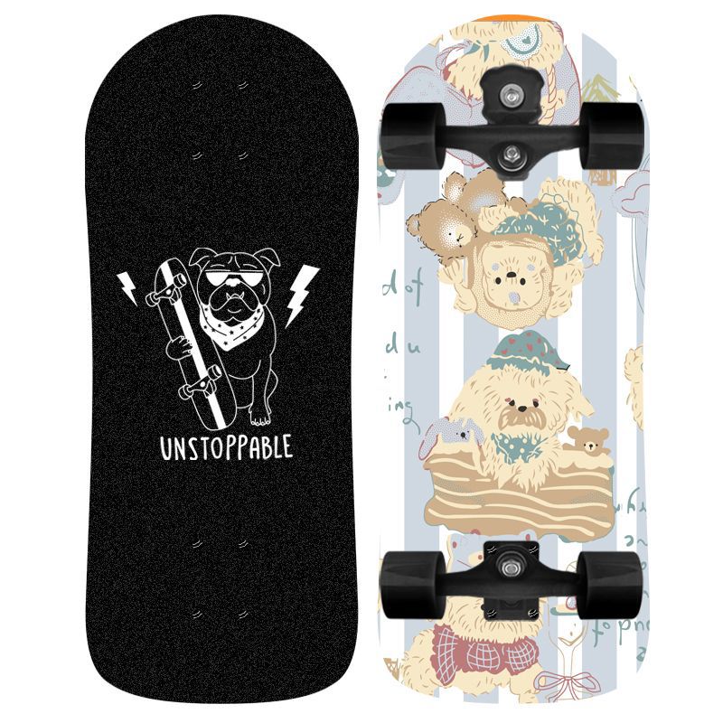 Kids' Cartoon-Themed Skateboard
