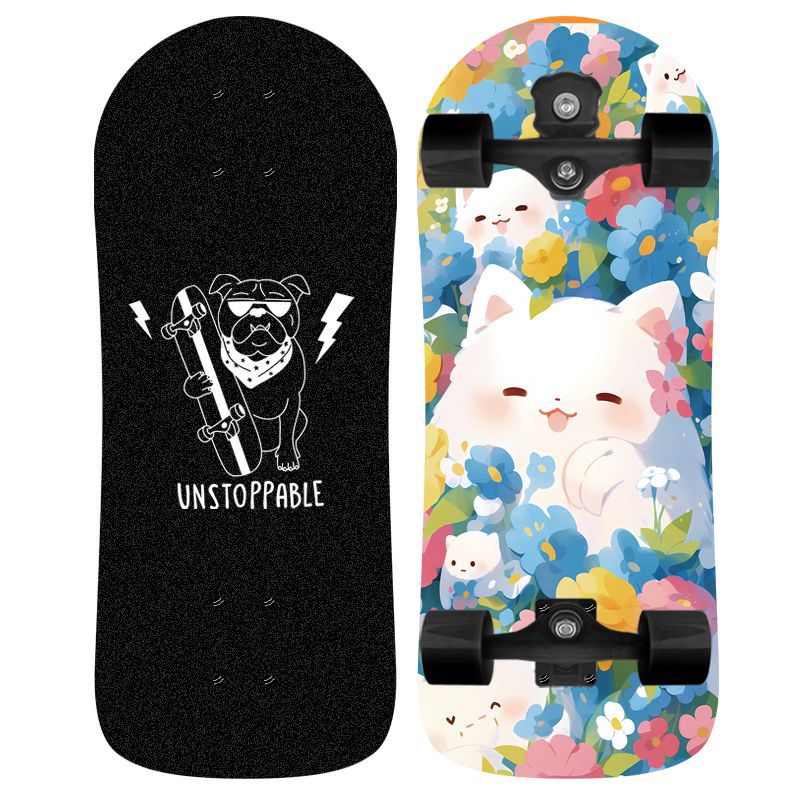 Kids' Cartoon-Themed Skateboard