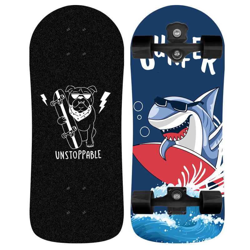 Kids' Cartoon-Themed Skateboard