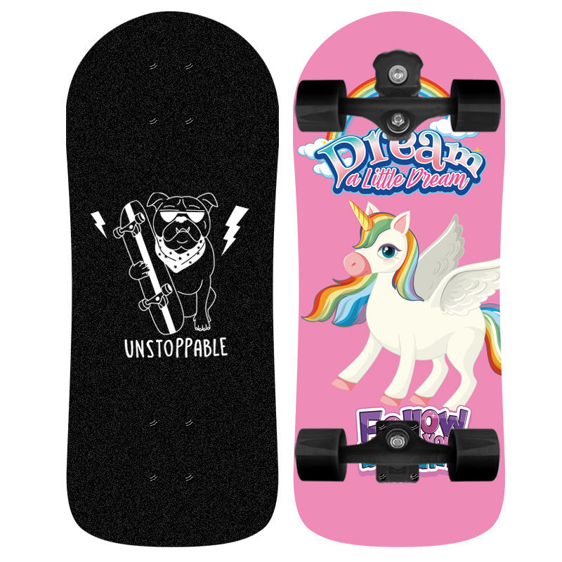 Kids' Cartoon-Themed Skateboard