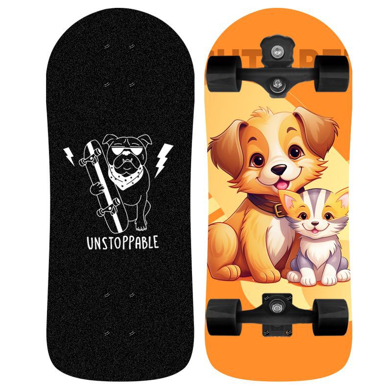 Kids' Cartoon-Themed Skateboard