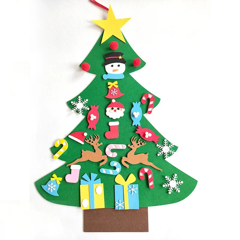 Kids' DIY Felt Christmas Tree Craft Set
