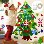 Kids' DIY Felt Christmas Tree Craft Set