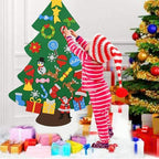 Kids' DIY Felt Christmas Tree with Ornaments
