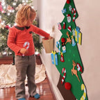 Kids' DIY Felt Christmas Tree with Ornaments