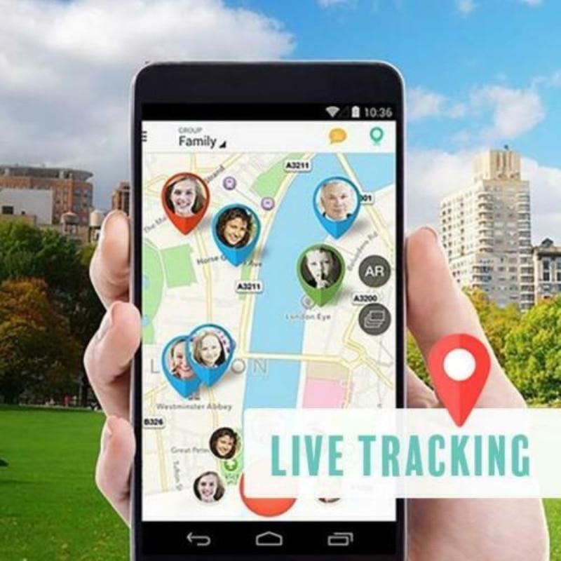 Kids GPS Tracker Locator with SOS Button and Geofence Alerts