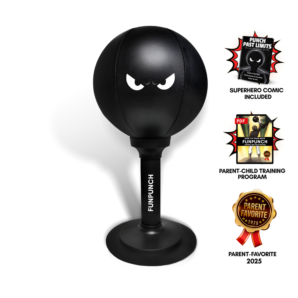 Kids Punching Bag, Suction Base, Soft Surface – Screen-Free Active Play