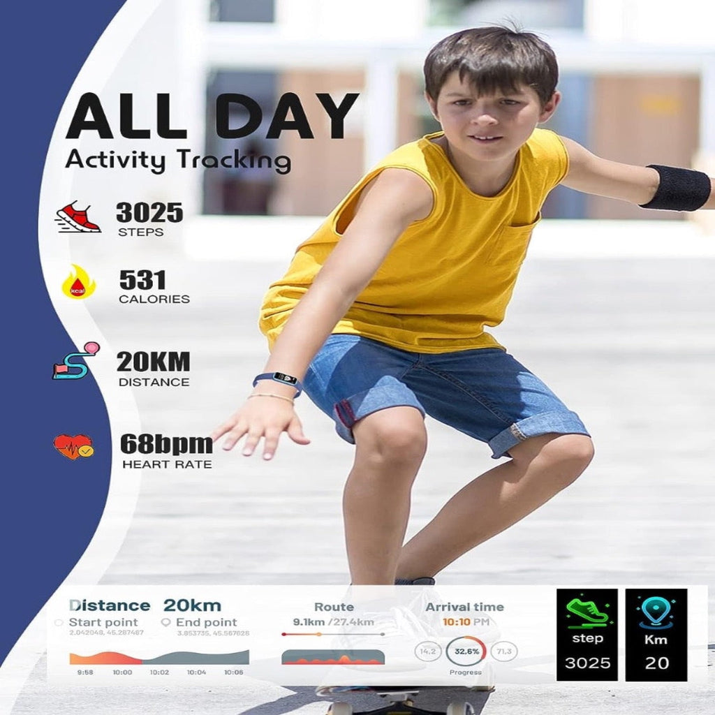 Boneroshop | Kids smartwatch with GPS, fitness tracking, and health functions – Viona