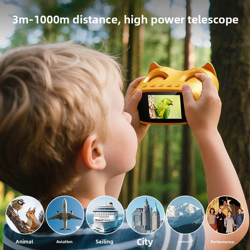 Kids Telescope & Microscope Camera Toy – Science Explorer Set