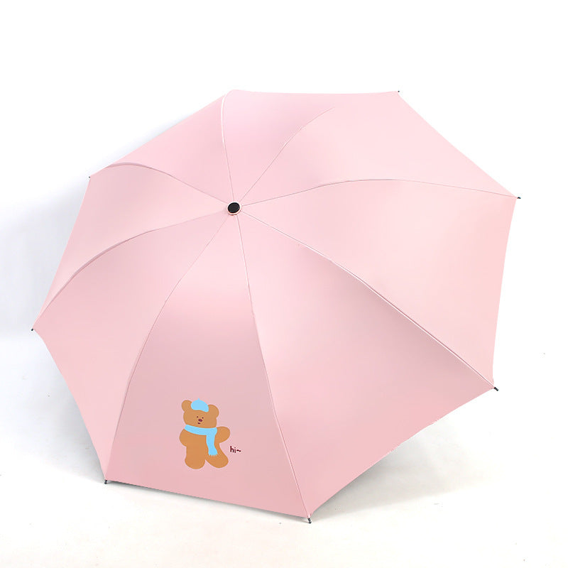 Kids' Umbrella with Fun Bear Design