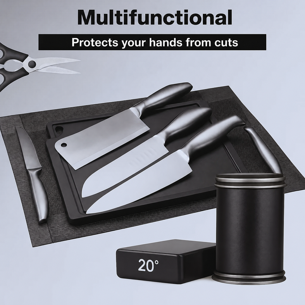 Knife Sharpener | Rolling Sharpener | Magnetic Angle Guide | EdgeRoll