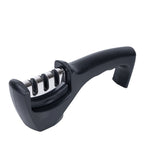 Knife Sharpener with Removable Sharpening Stone