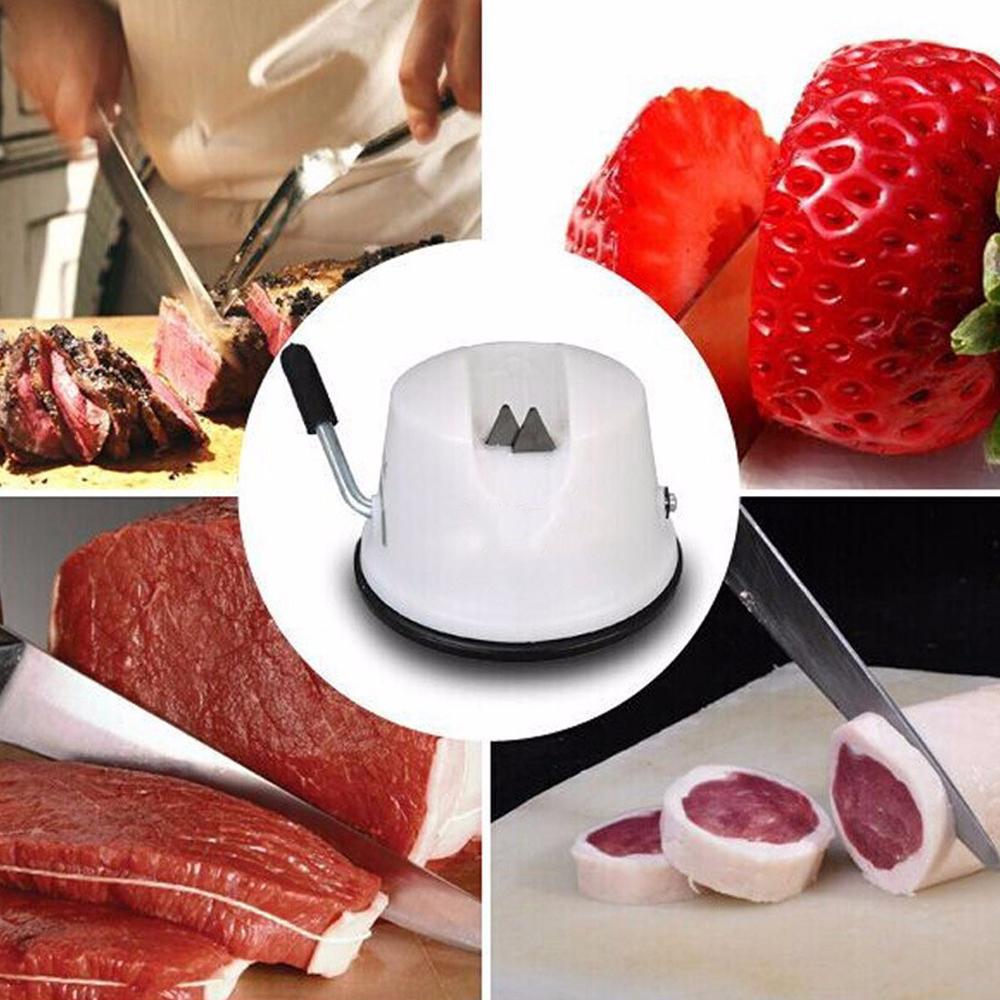 Knife Sharpener with Suction Base