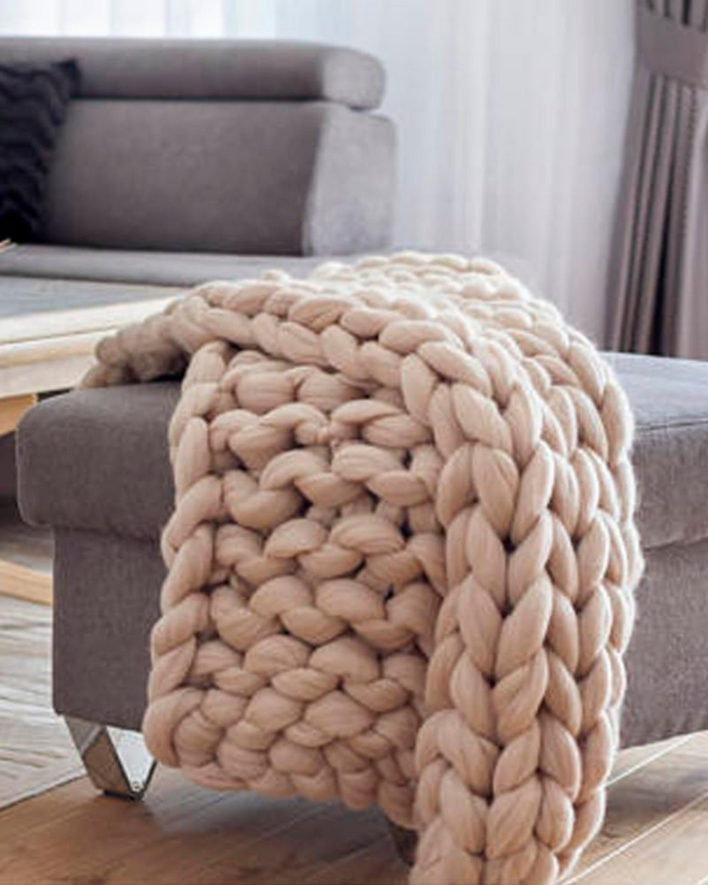 Knitted Asymmetrical Women's Jumper