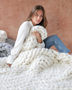 Knitted Asymmetrical Women's Jumper