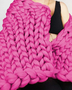 Knitted Asymmetrical Women's Jumper
