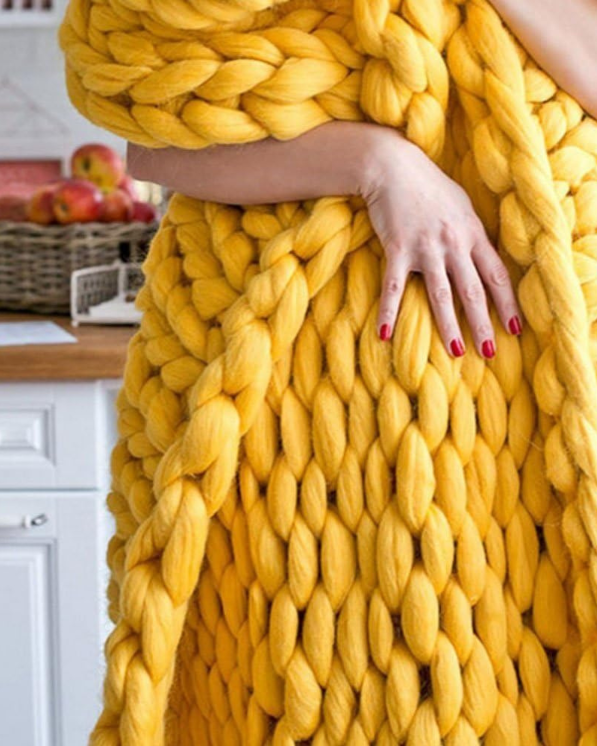 Knitted Asymmetrical Women's Jumper