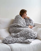 Knitted Asymmetrical Women's Jumper